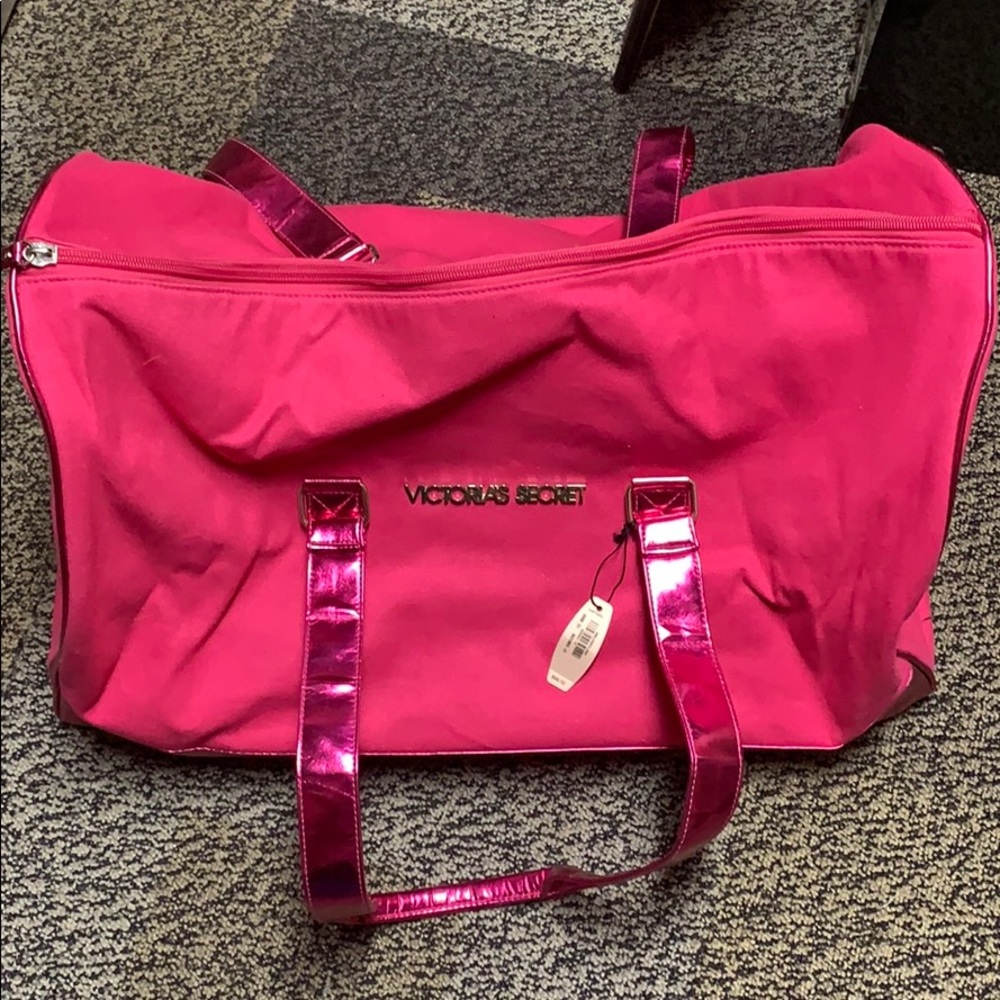 Extra large Victoria’s Secret weekend duffle.